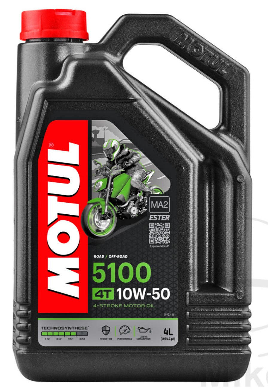 MOTUL 4-Stroke Semi-Synthetic 5100 10W50 Engine Oil