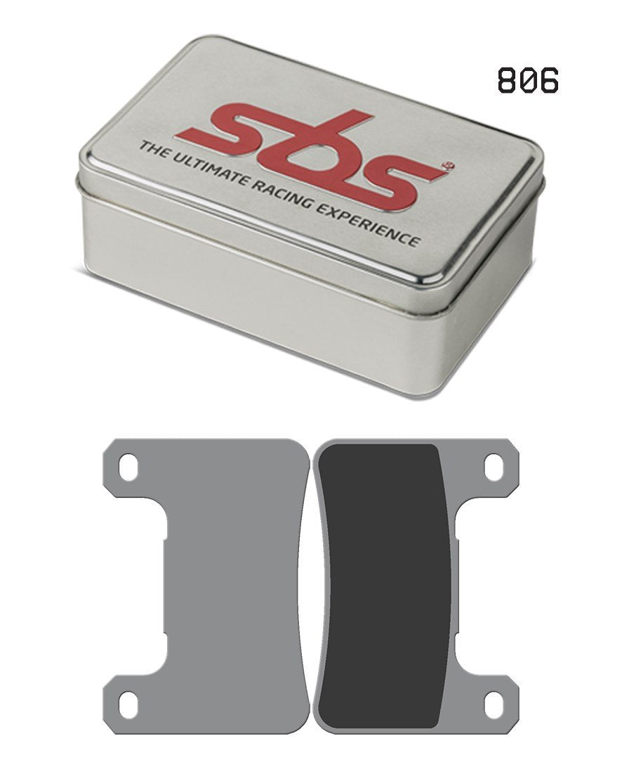 SBS 806 DS-1 / DS-2 Dual Sinter Racing Brake Pads for Kawasaki Ninja ZX-10R / H2 SX / ZX-4R / ZX-4RR