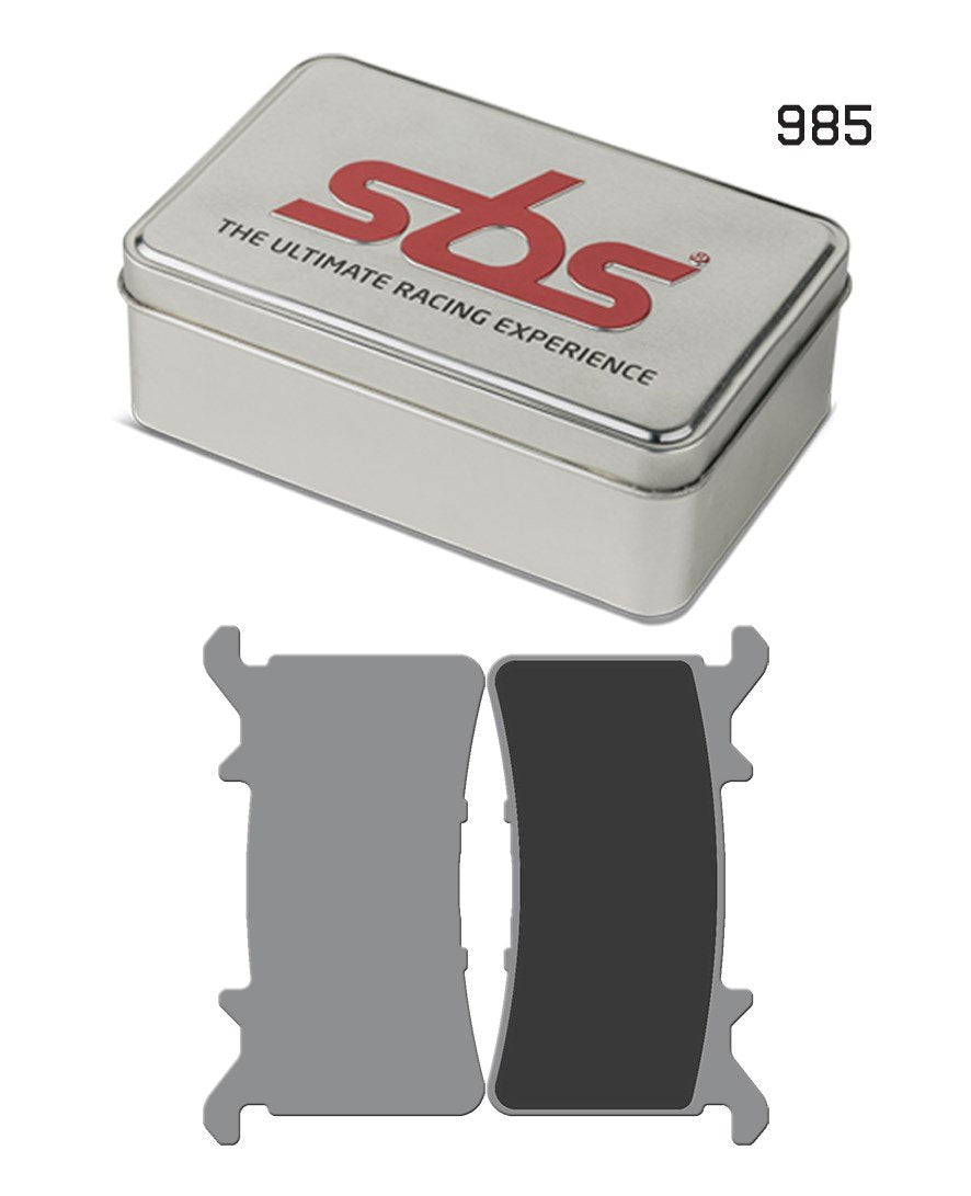 SBS 985 DS-1 / DS-2 Dual Sinter Racing Brake Pads for BMW S1000RR/M1000R