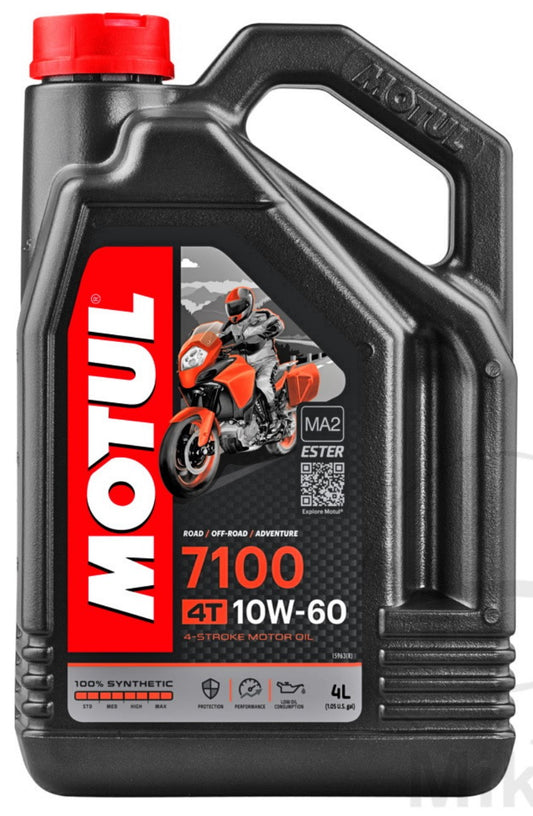 MOTUL 4-Stroke Synthetic 7100 10W60 Engine Oil (4L)