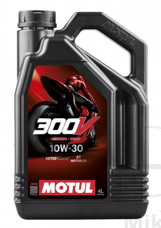 MOTUL 4-Stroke Synthetic 300V FL ROAD RACING 10W30 Engine Oil