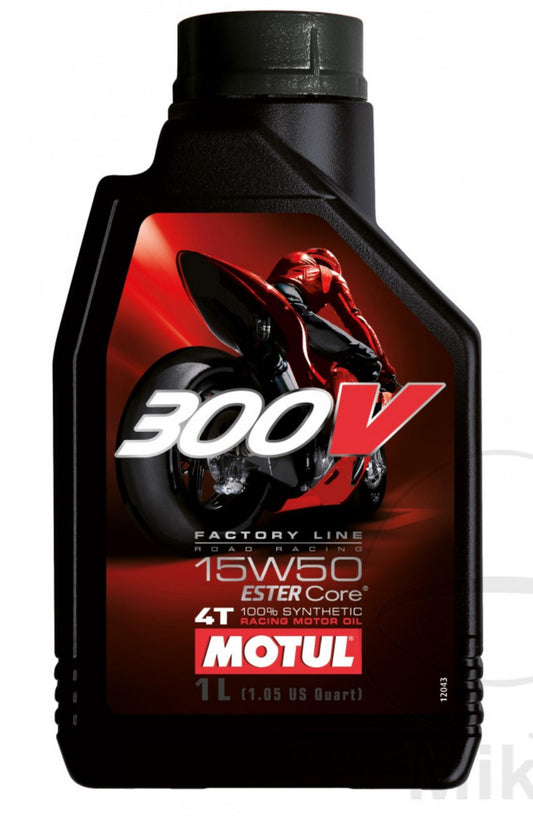 MOTUL 4-Stroke Synthetic 300V FL ROAD RACING 15W50 Engine Oil