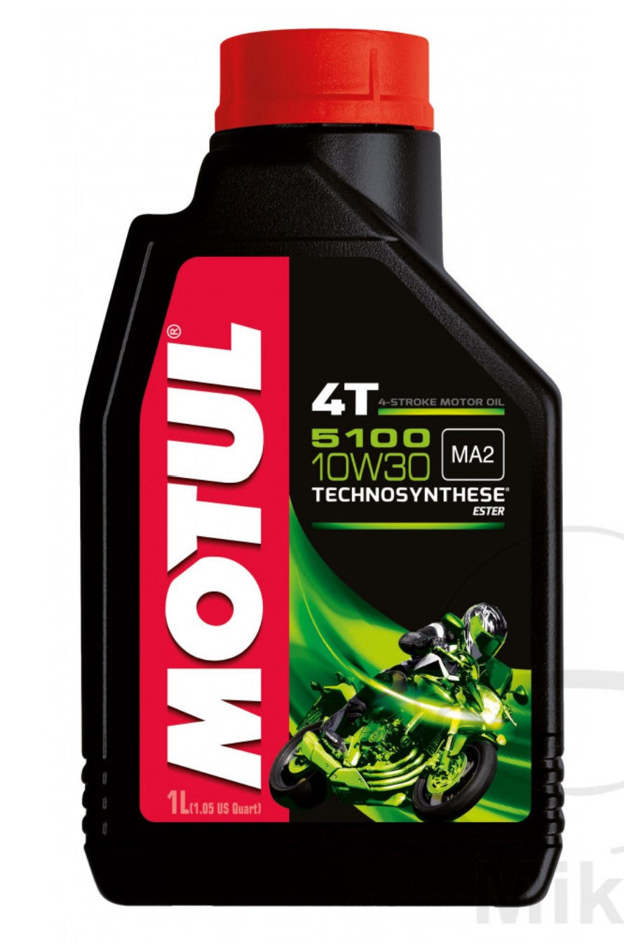 MOTUL 4-Stroke Semi-Synthetic 5100 10W30 Engine Oil