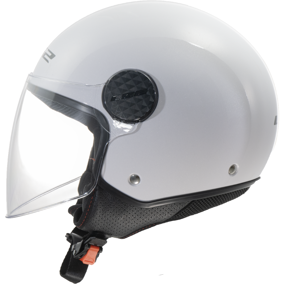 LS2 Sphere II OF558 Open Face Helmet — Solid White Gloss