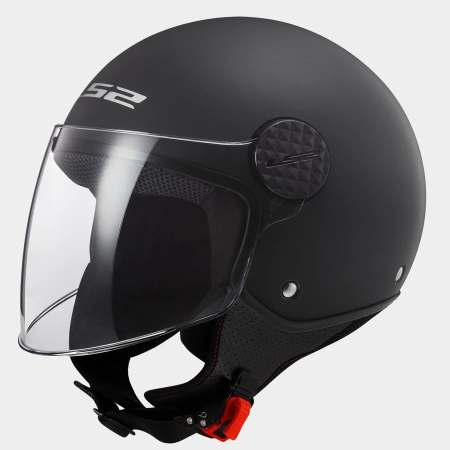 LS2 Sphere II OF558 Open Face Helmet — Solid Matt Black Matt — alternate view