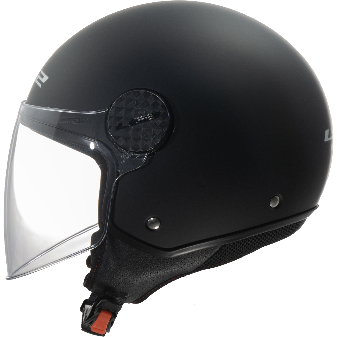 LS2 Sphere II OF558 Open Face Helmet — Solid Matt Black Matt — alternate view