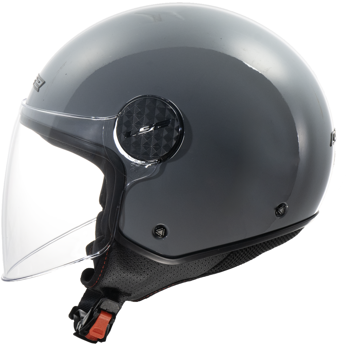 LS2 Sphere Lux II OF558 Open Face Helmet — Solid Nardo Grey Gloss