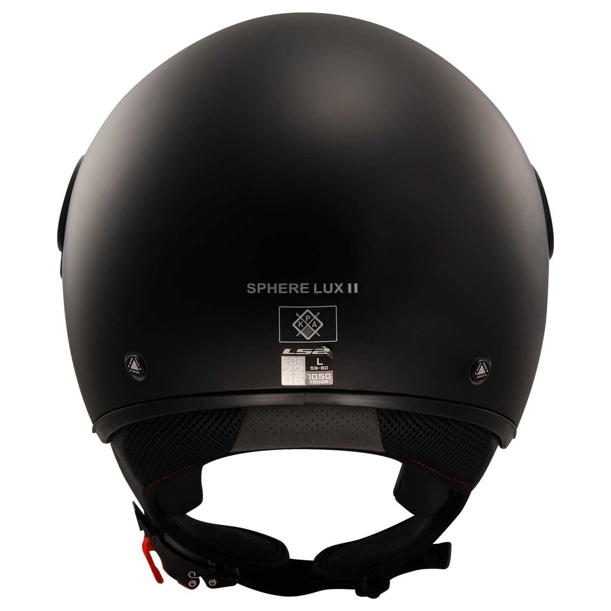 LS2 Sphere Lux II OF558 Open Face Helmet — Solid Matt Titanium Matt — alternate view