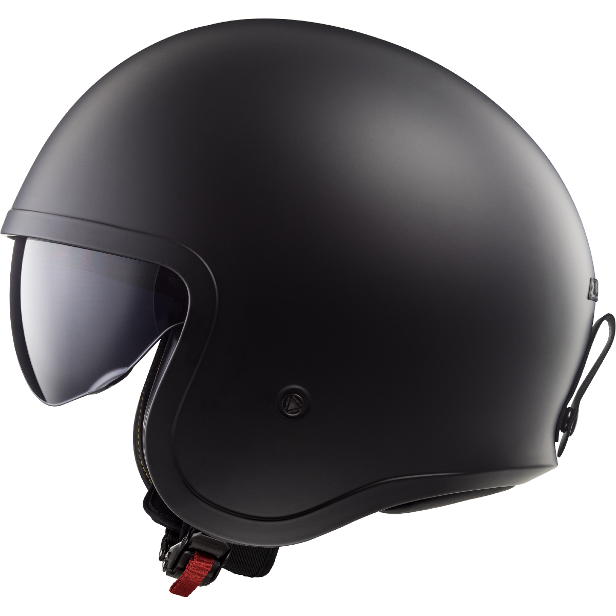 LS2 Spitfire II OF599 Open Face Helmet — Solid Matt Black Matt — alternate view