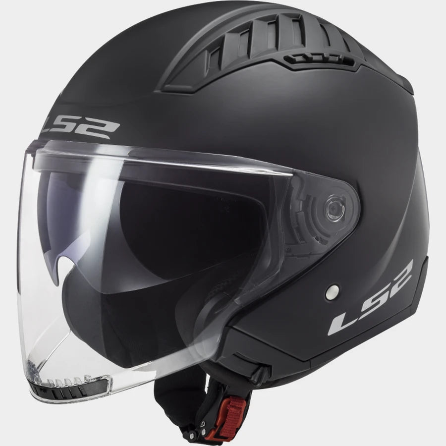 LS2 Copter II OF600 Open Face Helmet — Solid Matt Black Matt — alternate view