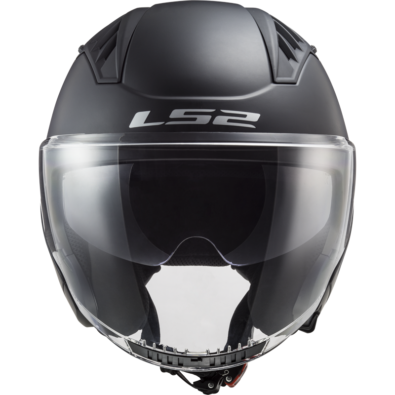 LS2 Copter II OF600 Open Face Helmet — Solid Matt Black Matt