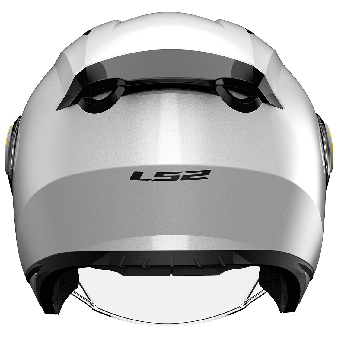 LS2 Funny II OF622 Junior Open Face Helmet — Solid White Gloss — alternate view