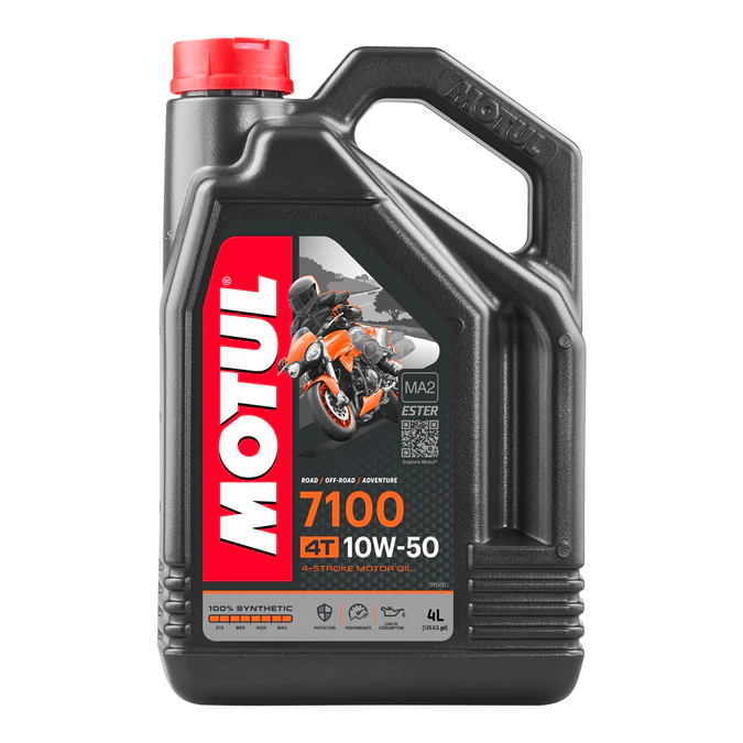 MOTUL 4-Stroke Synthetic 7100 10W50 Engine Oil (4L)