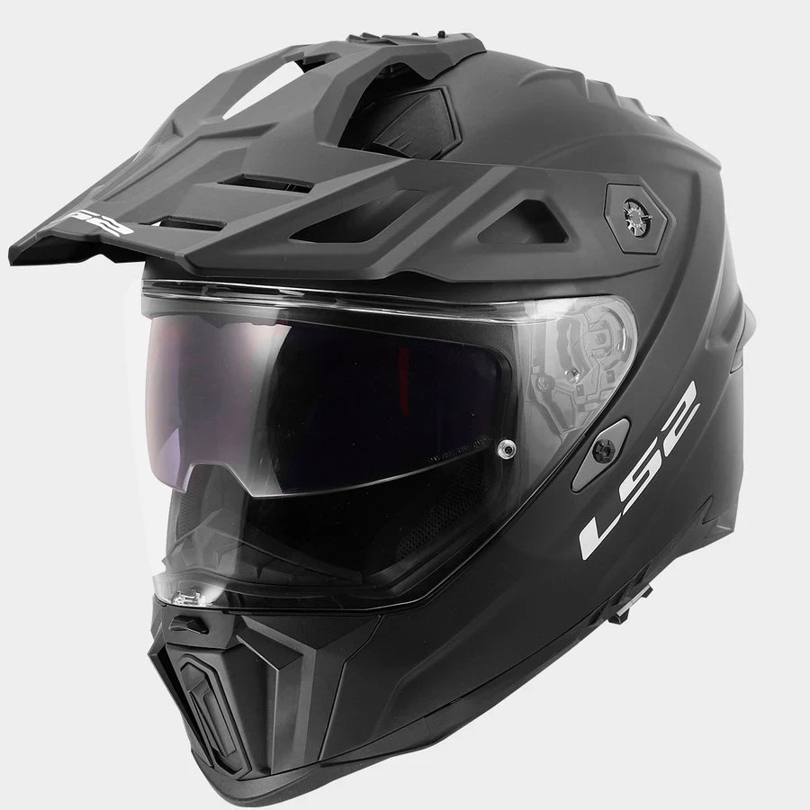 LS2 Explorer Evo MX707 Adventure Helmet — Solid Matt Black Matt — alternate view