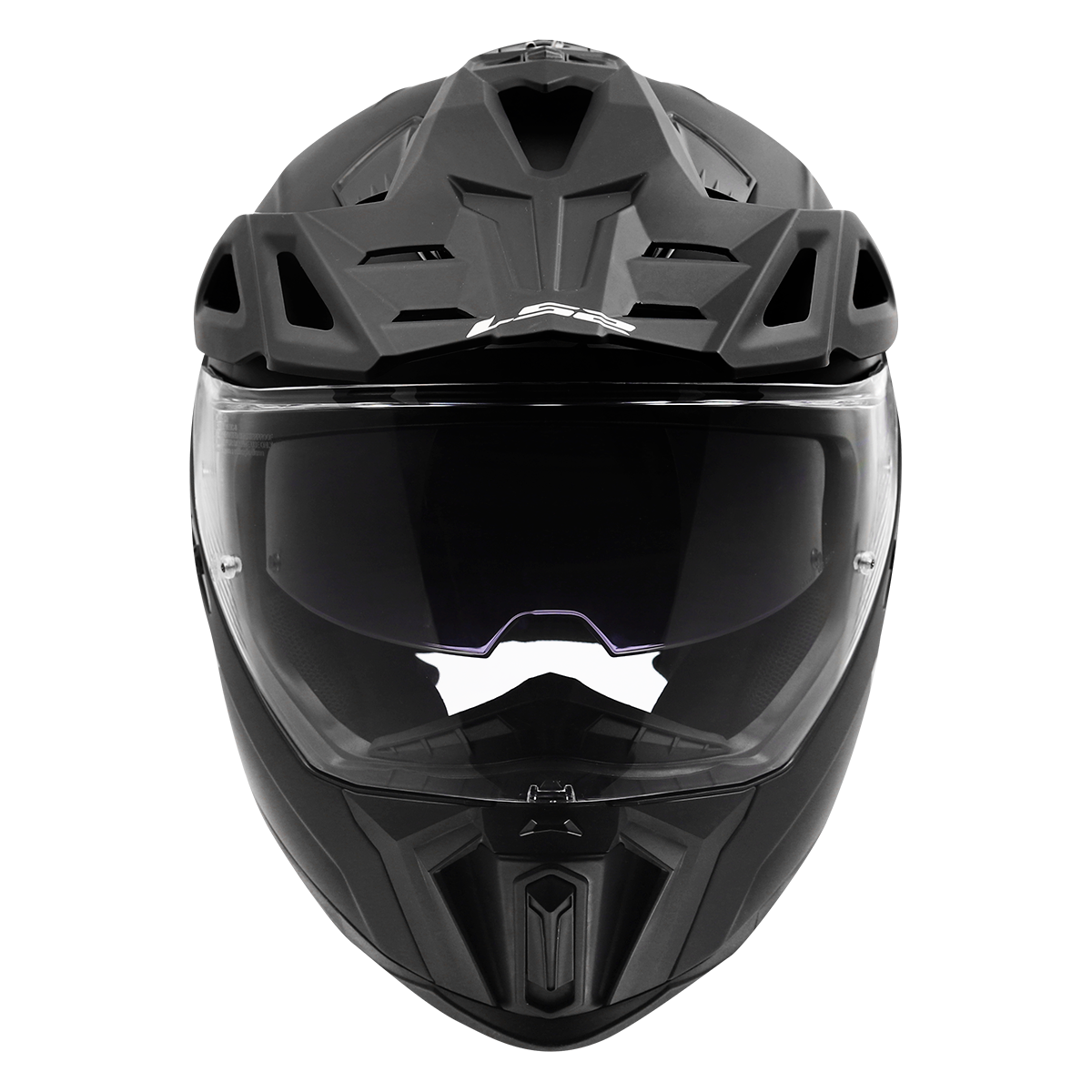 LS2 Explorer Evo MX707 Adventure Helmet — Solid Matt Black Matt