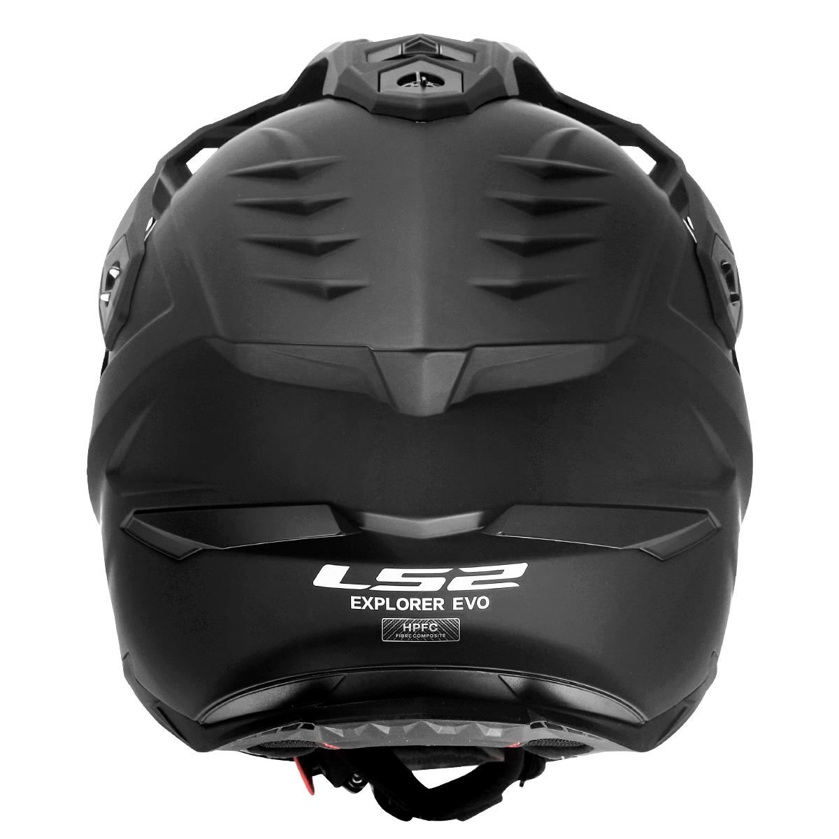 LS2 Explorer Evo MX707 Adventure Helmet — Solid Matt Black Matt — alternate view