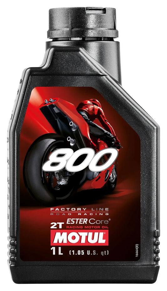 MOTUL 2-Stroke Synthetic 800 FL ROAD RACING Engine Oil (1L)