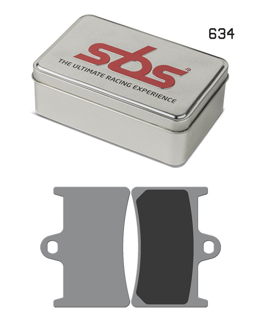 SBS 634 DS-1 / DS-2 Dual Sinter Racing Brake Pads for Yamaha R1 / R1M / R6 / R7