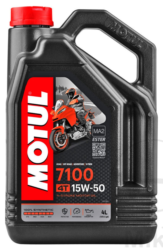 MOTUL 4-Stroke Synthetic 7100 ALTN 15W50 Engine Oil