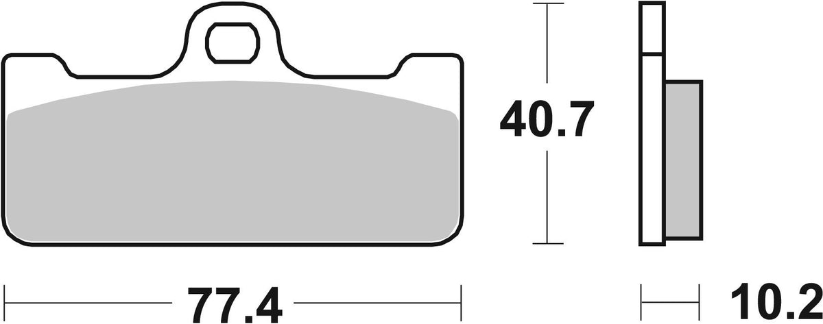 SBS 711 DS-1 / DS-2 Dual Sinter Racing Brake Pads for Brembo / Nissin Racing Calipers