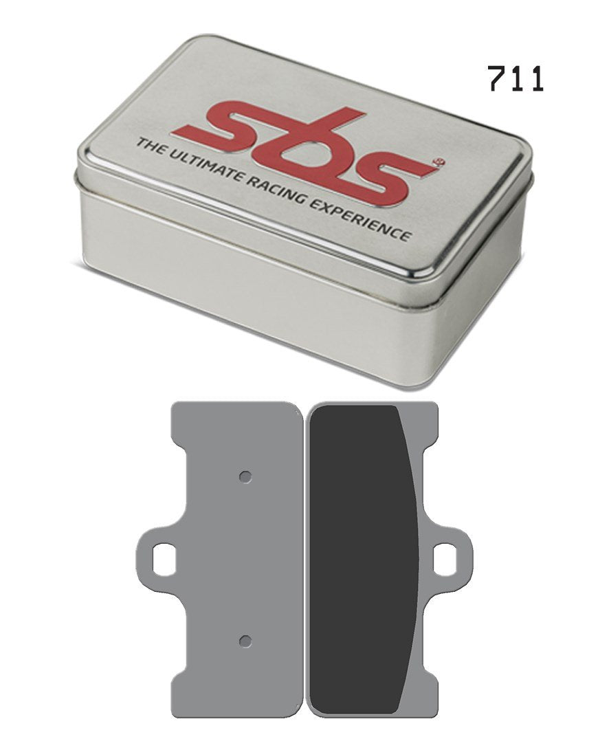 SBS 711 DS-1 / DS-2 Dual Sinter Racing Brake Pads for Brembo / Nissin Racing Calipers