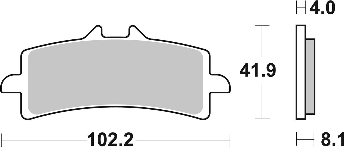 SBS 901 DS-1 / DS-2 Dual Sinter Racing Brake Pads for Honda CBR1000RR SP / SP2 / CBR1000RR-R SP