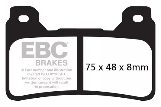 EBC GPFAX Sintered Race Brake Pads - GPFAX390HH