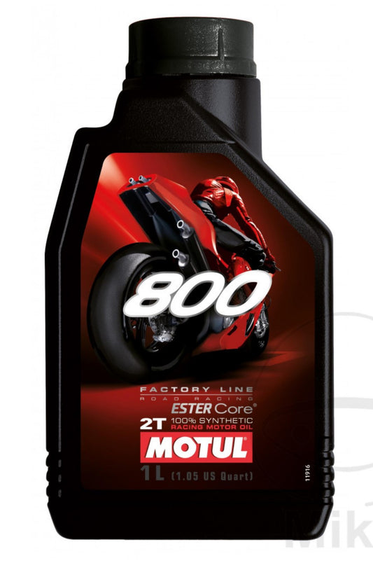 MOTUL 2-Stroke Synthetic 800 FL ROAD RACING Engine Oil (1L)